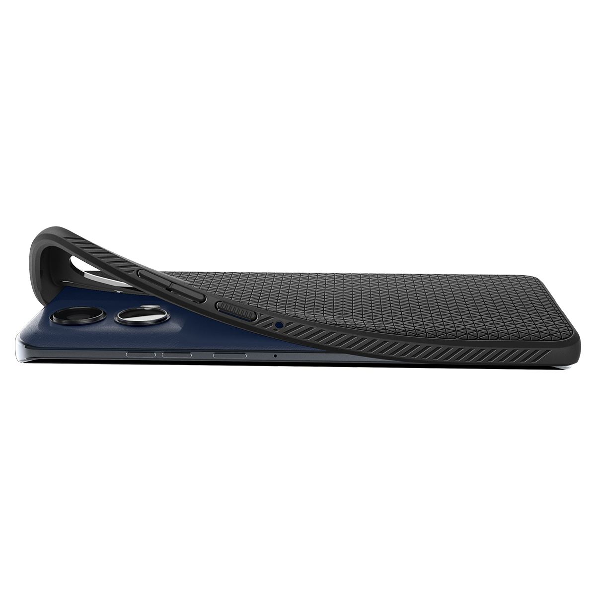 Spigen Liquid Air, matte black - Motorola Edge 2024 (11)