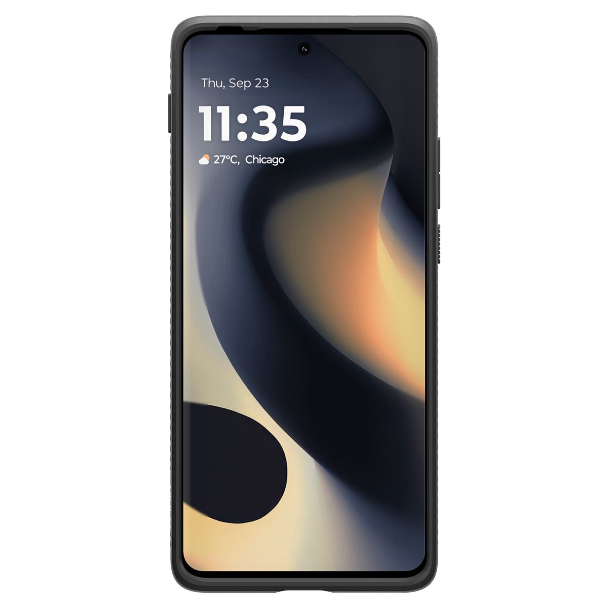 Spigen Liquid Air, matte black - Motorola Edge 2024 (4)