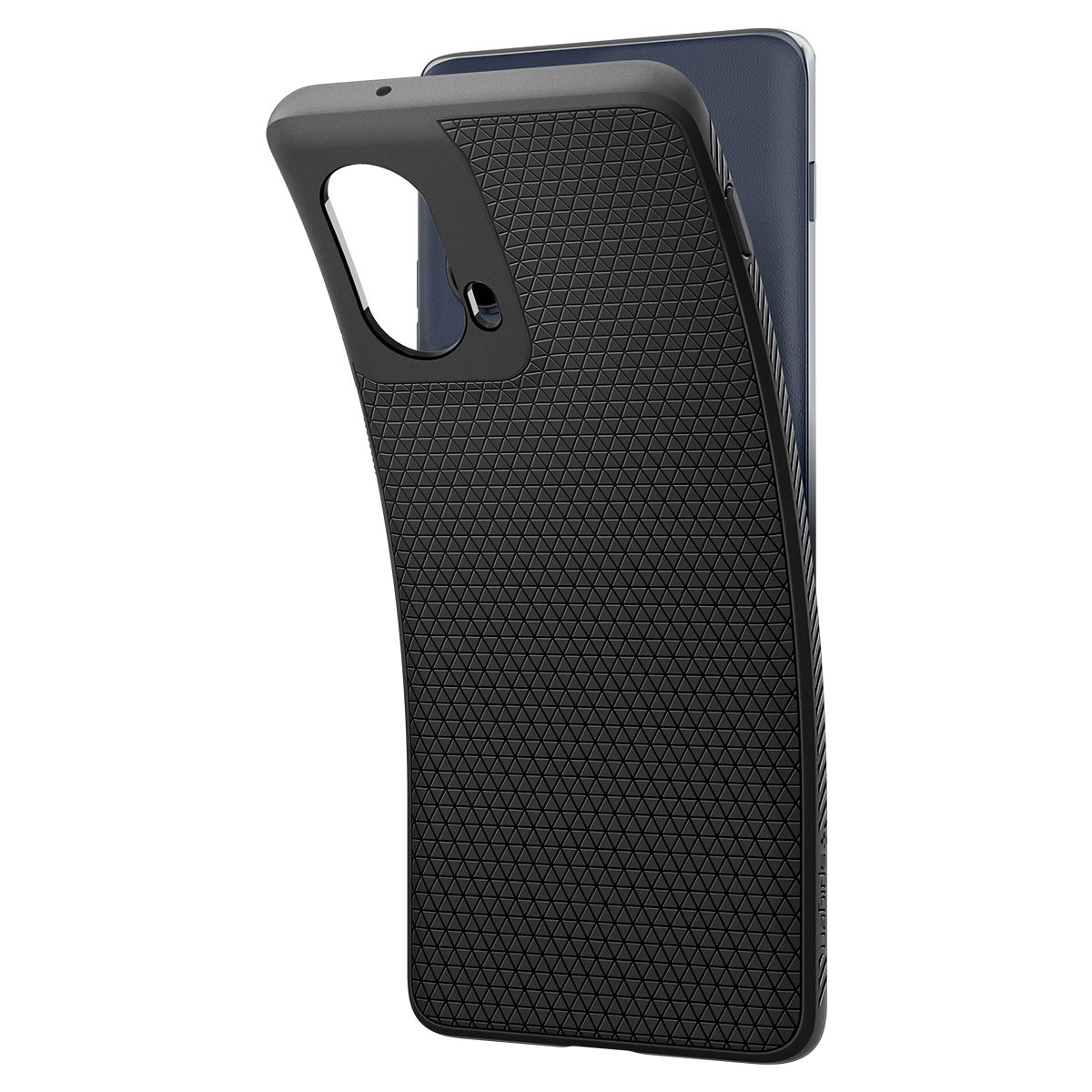 Spigen Liquid Air, matte black - Motorola Edge 2024 (7)
