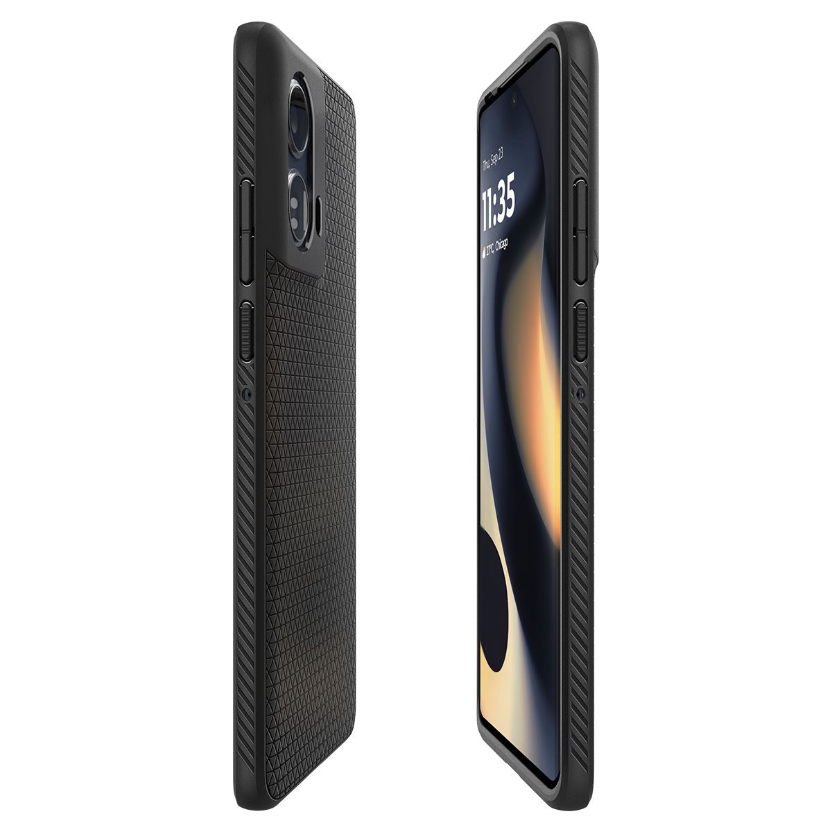Spigen Liquid Air, matte black - Motorola Edge 2024 (8)