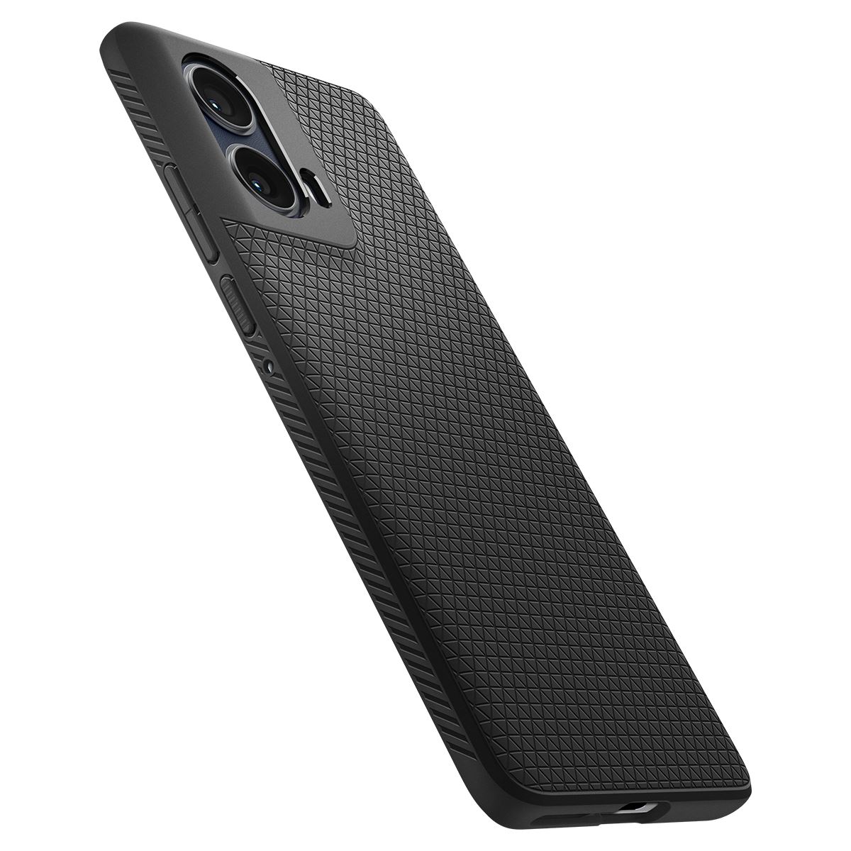 Spigen Liquid Air, matte black - Motorola Edge 2024 (9)