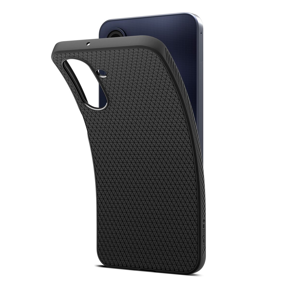 Spigen Liquid Air, matte black - Samsung Galaxy A26 5G (7)