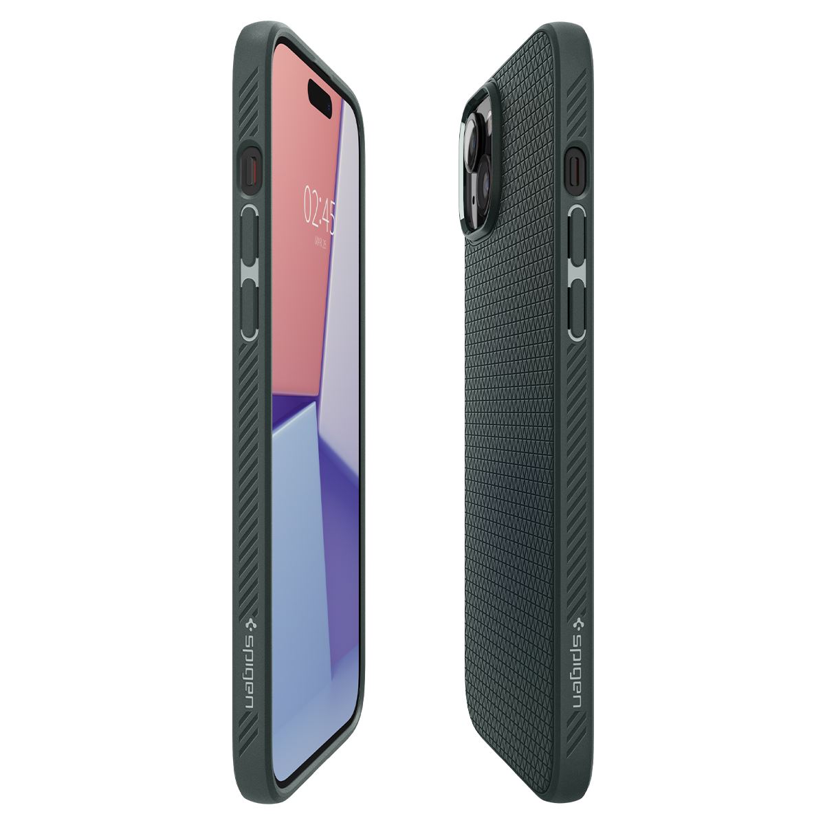 Spigen Liquid Air, abyss green - iPhone 15 (10)