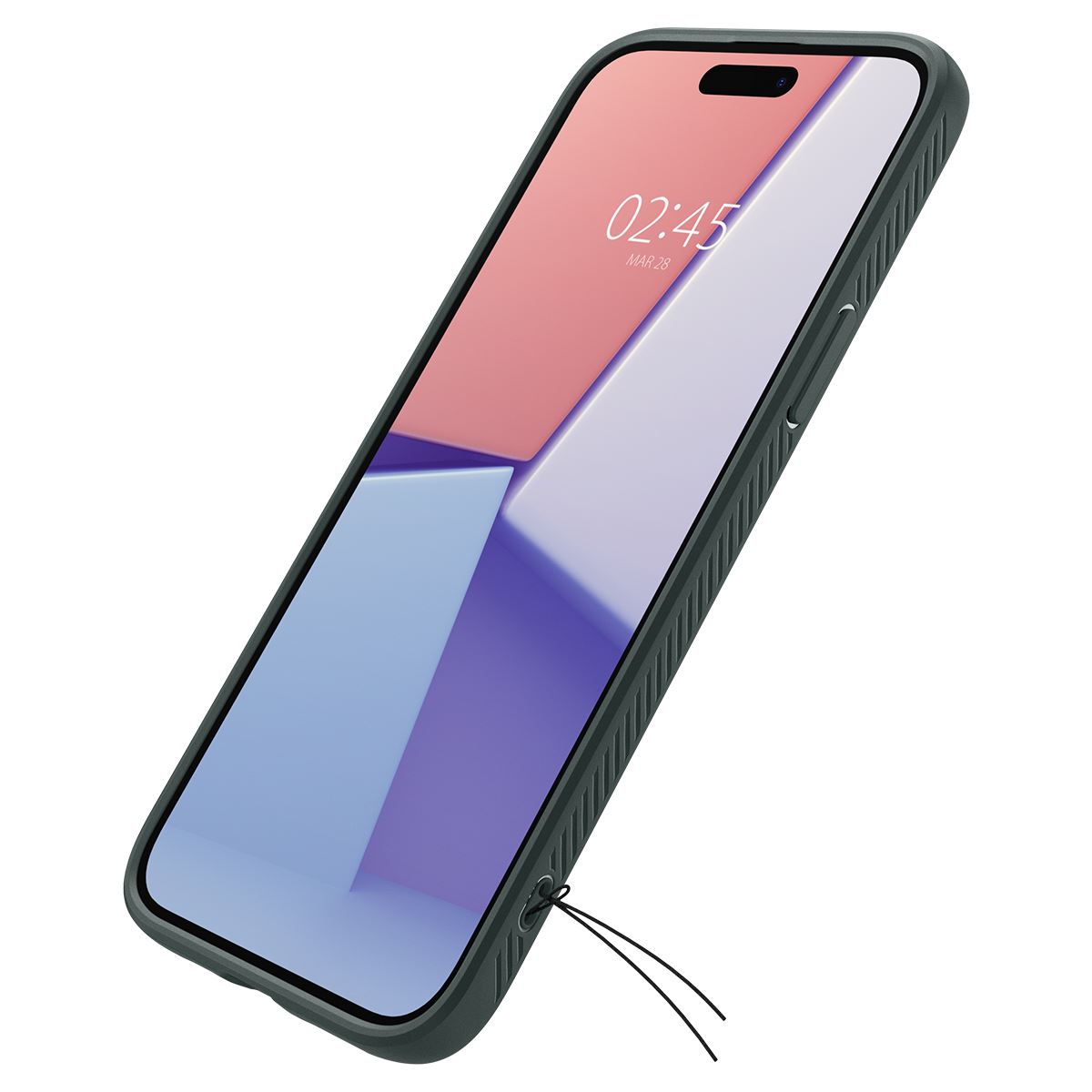 Spigen Liquid Air, abyss green - iPhone 15 (13)