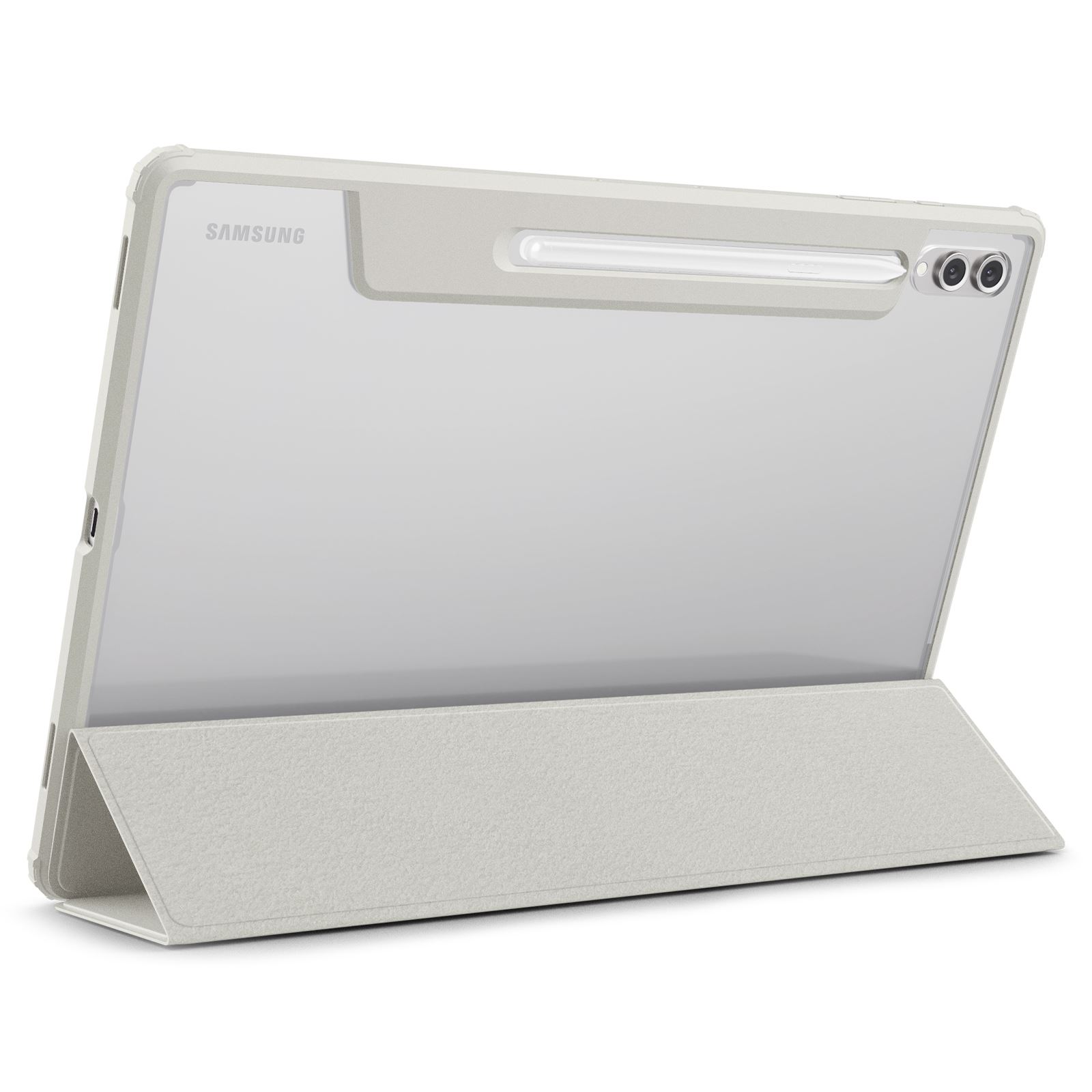 Spigen Ultra Hybrid Pro, gray - Samsung Galaxy Tab S10/S9/S8 Ultra (10)