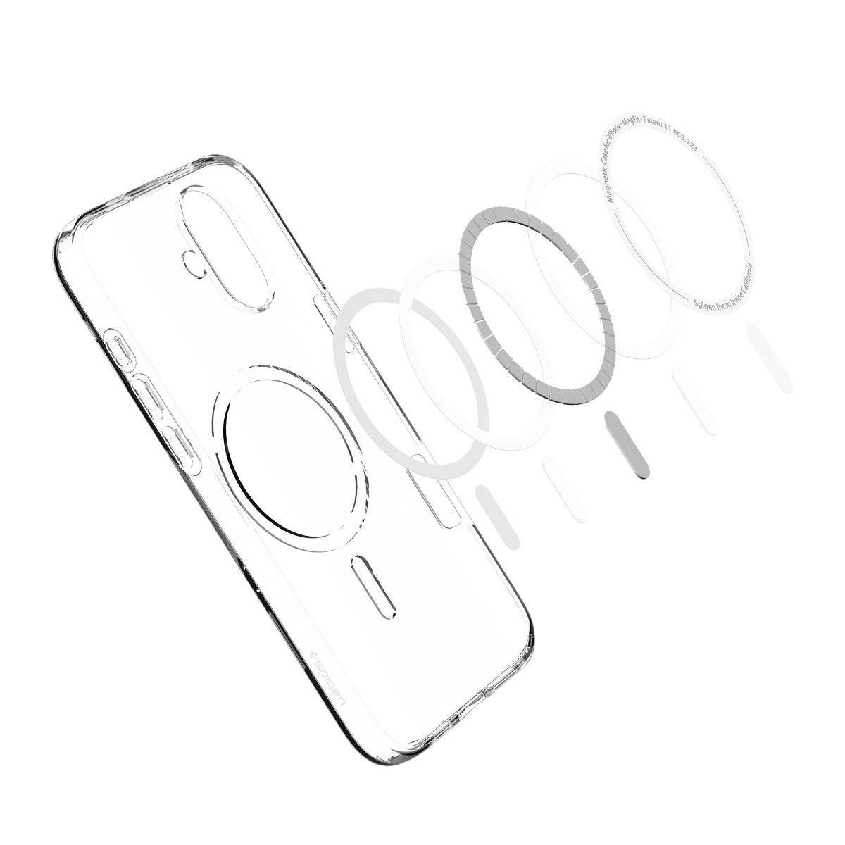 Spigen Liquid Crystal MagSafe, crystal clear - iPhone 16 Plus (7)