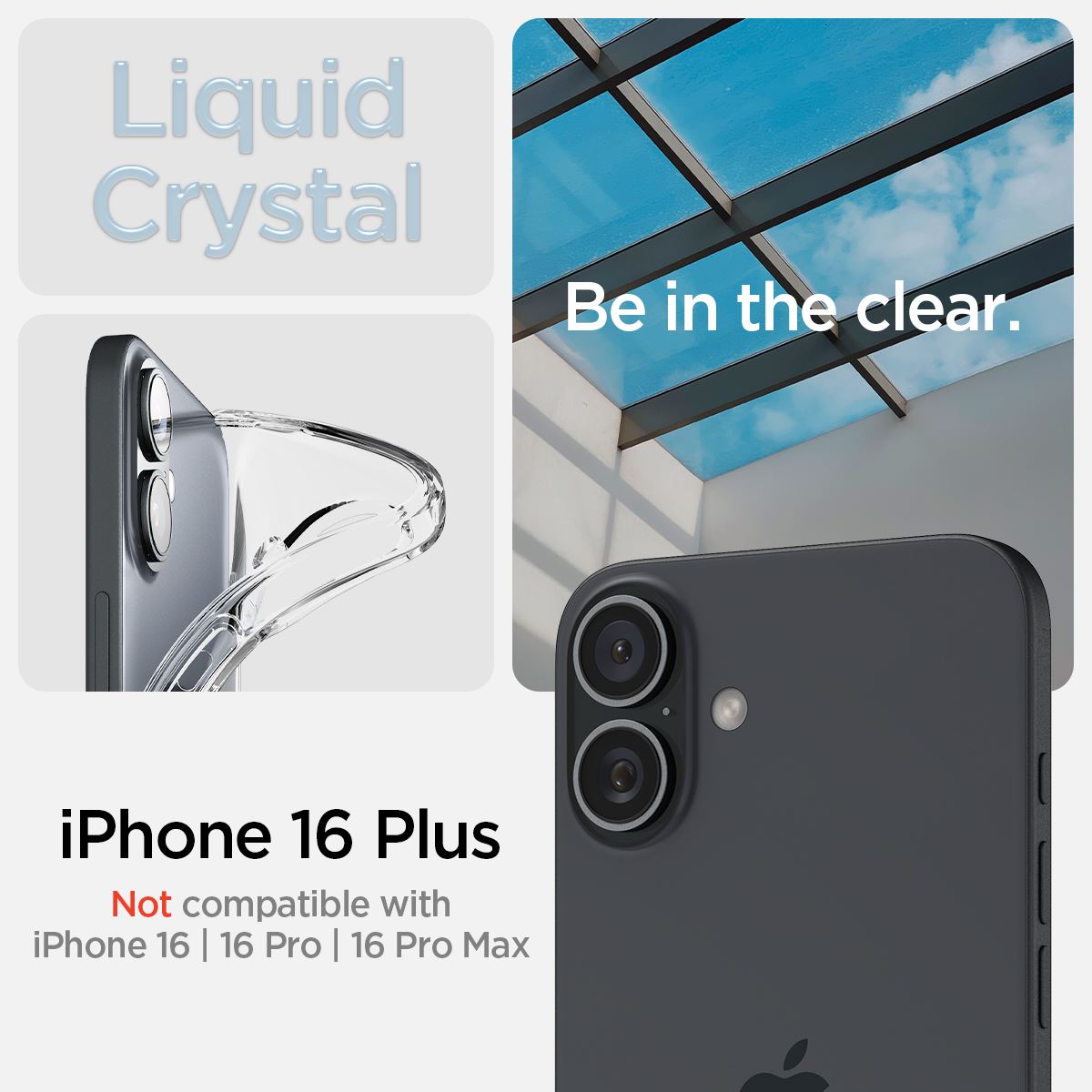Spigen Liquid Crystal MagSafe, crystal clear - iPhone 16 Plus (9)