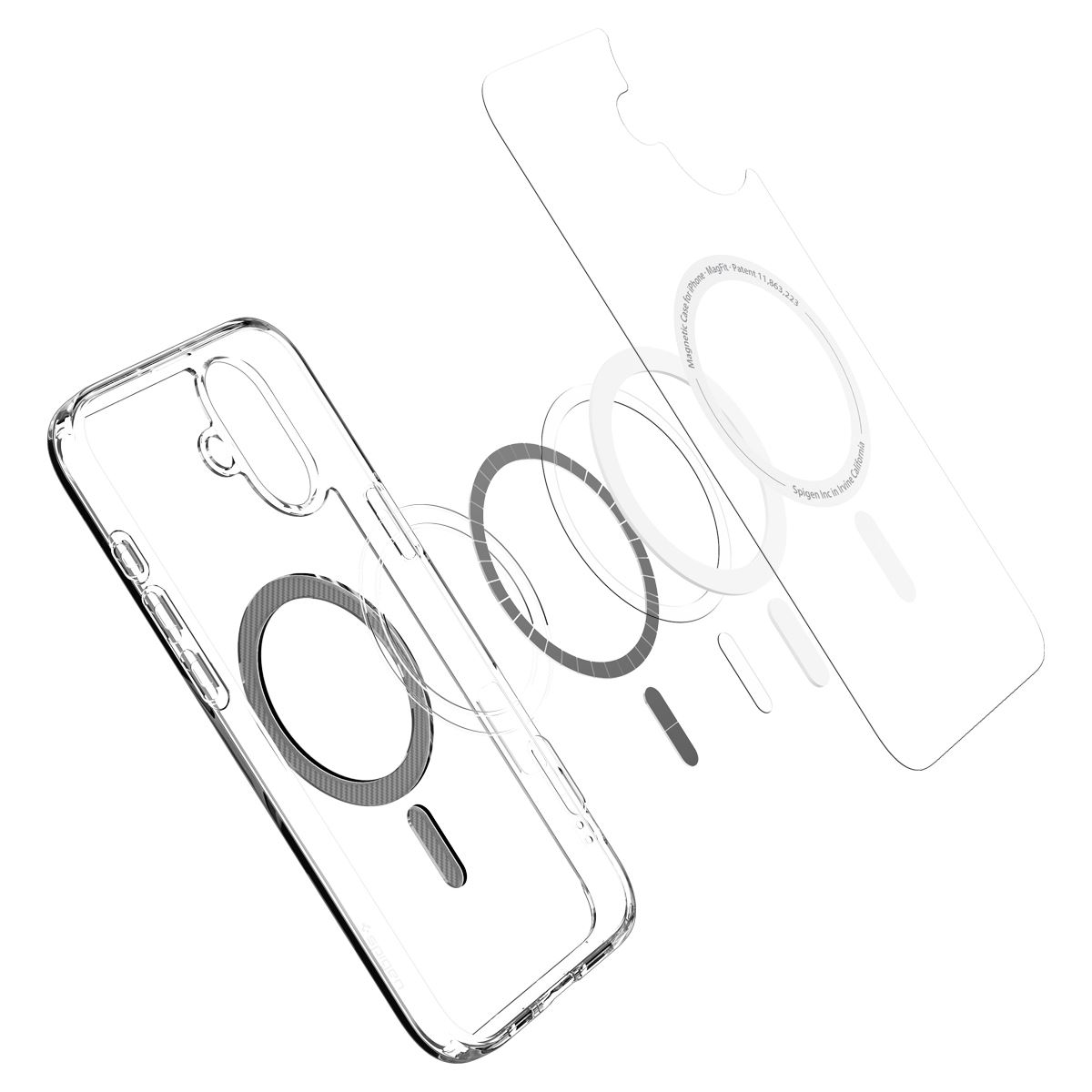 Spigen Ultra Hybrid MagSafe, carbon fiber - iPhone 16 (4)