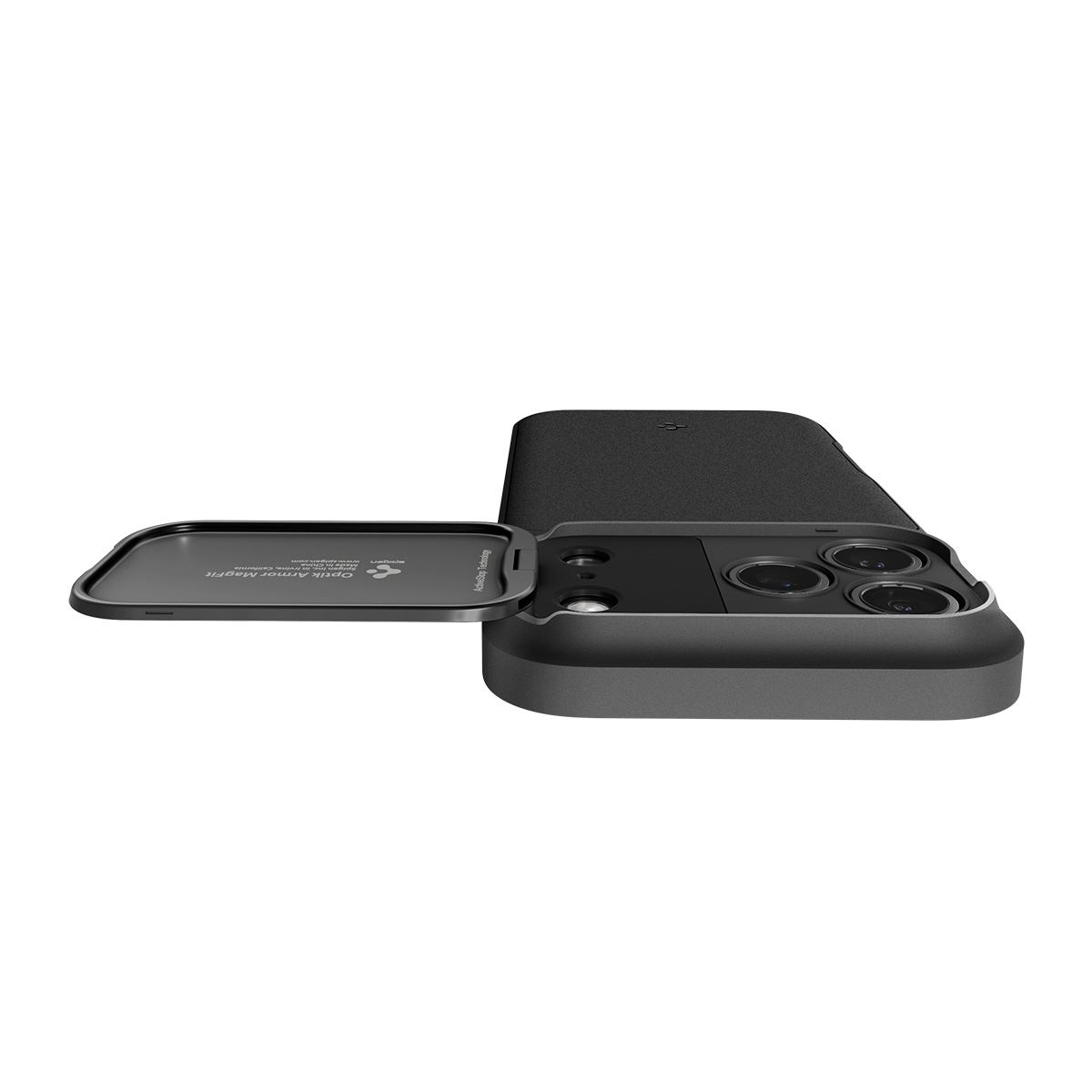 Spigen Optik Armor MagSafe, black - iPhone 17 Pro (11)