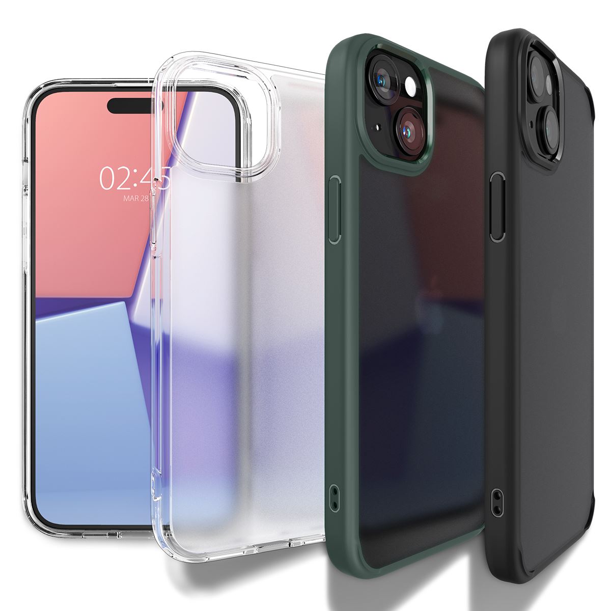 Spigen Crystal Hybrid, crystal clear - iPhone 15 (10)