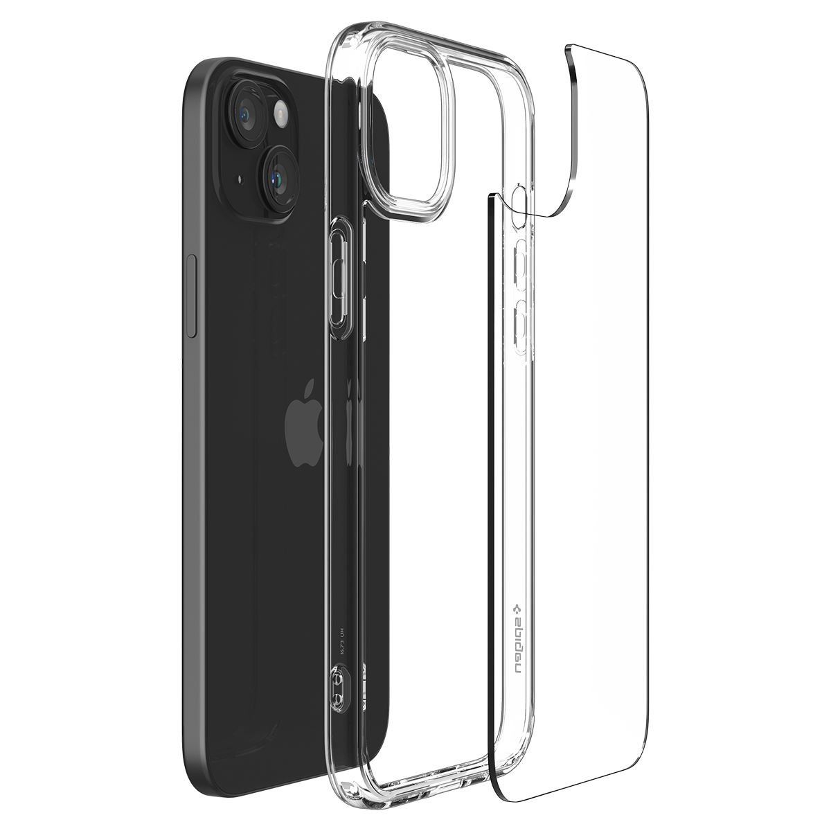 Spigen Crystal Hybrid, crystal clear - iPhone 15 (8)