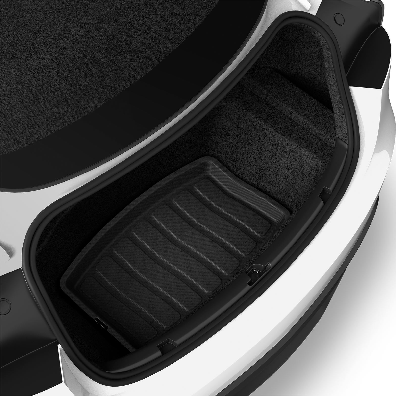 Spigen Tesla Car Mat Rear Trunk Storage, black - Tesla Model 3 (12)