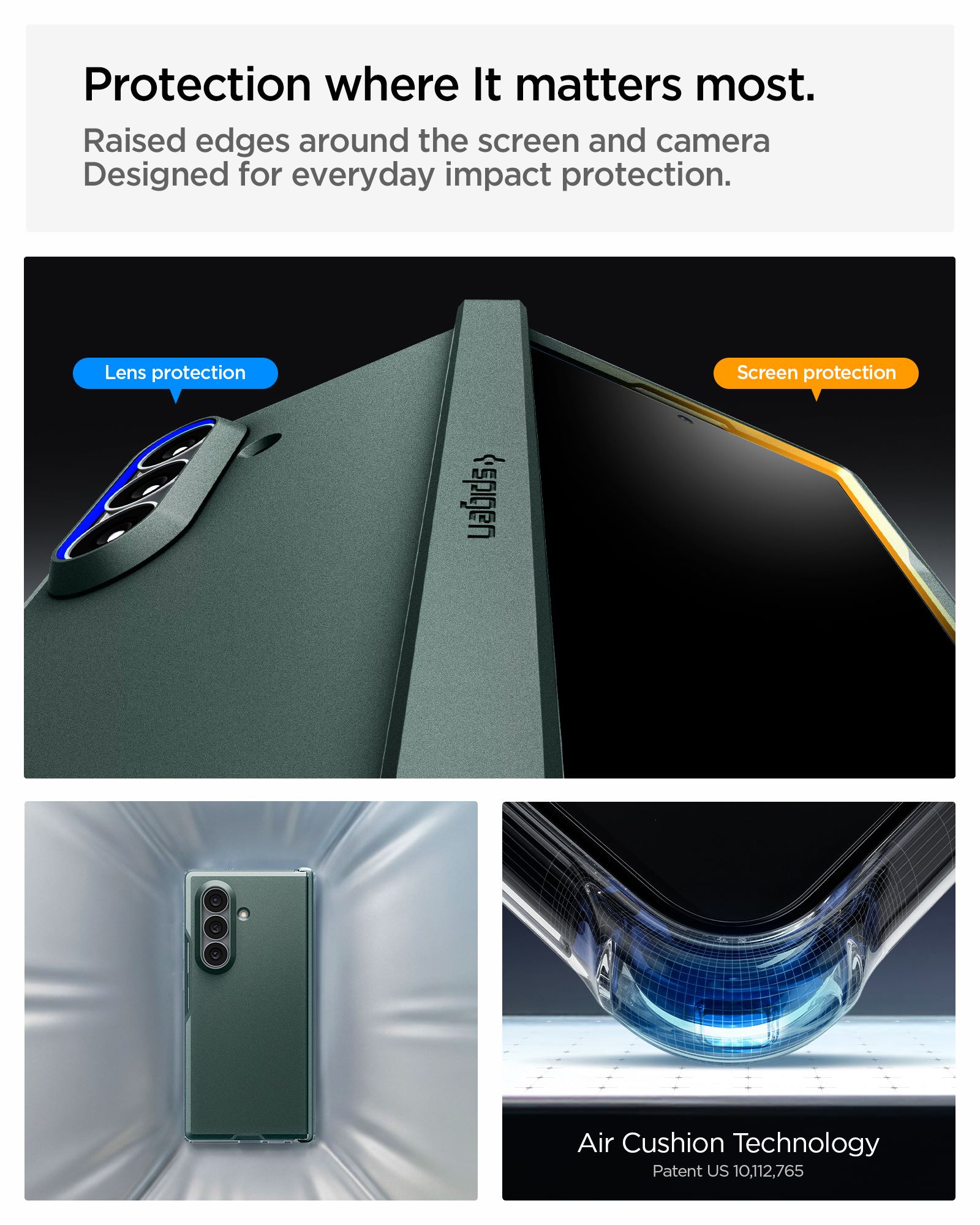 Spigen Tough Armor Pro MagSafe, abyss green - Samsung Galaxy Z Fold8 Ultra (12)