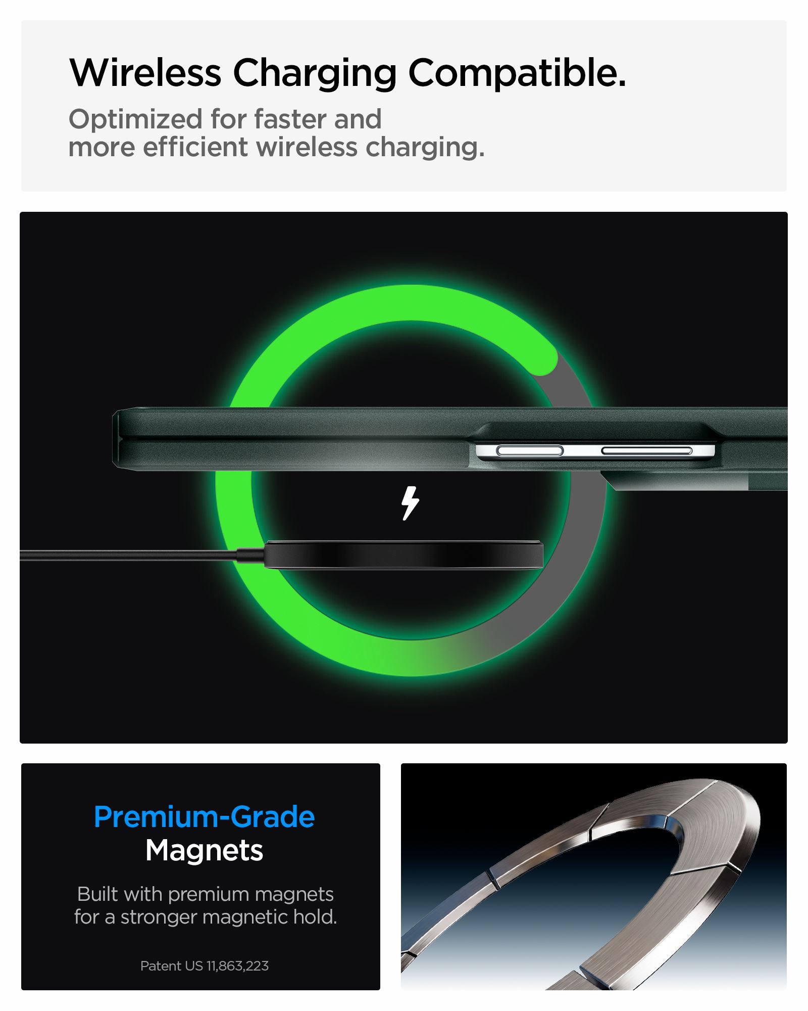 Spigen Tough Armor Pro MagSafe, abyss green - Samsung Galaxy Z Fold8 Ultra (16)
