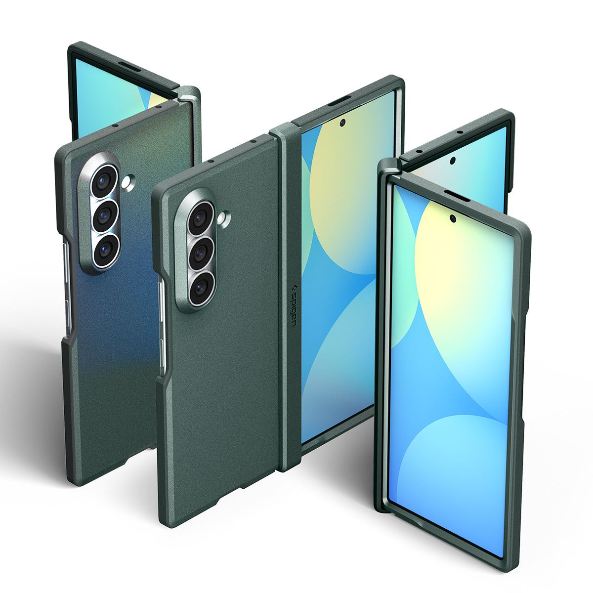Spigen Tough Armor Pro MagSafe, abyss green - Samsung Galaxy Z Fold8 Ultra (6)