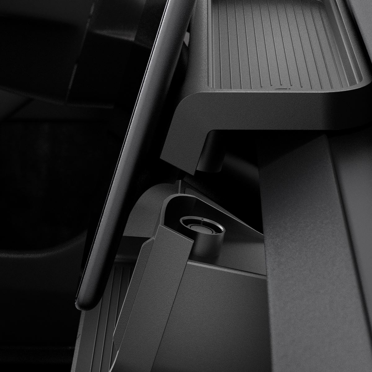 Spigen Tesla Under Screen Storage Organizer, black - Tesla Model 3 2024 (7)