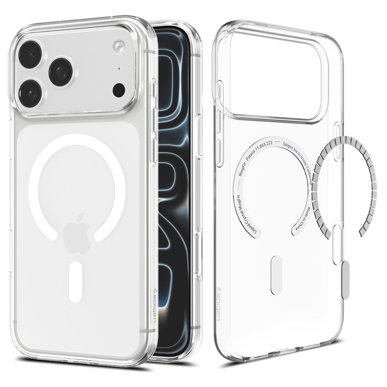 Spigen Liquid Crystal MagSafe, clear white - iPhone 18 Pro/17 Pro