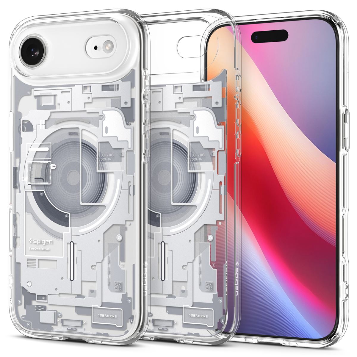 Spigen Ultra Hybrid MagSafe, zero one white - iPhone Air (1)