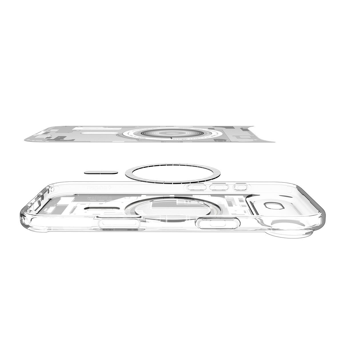 Spigen Ultra Hybrid MagSafe, zero one white - iPhone Air (7)