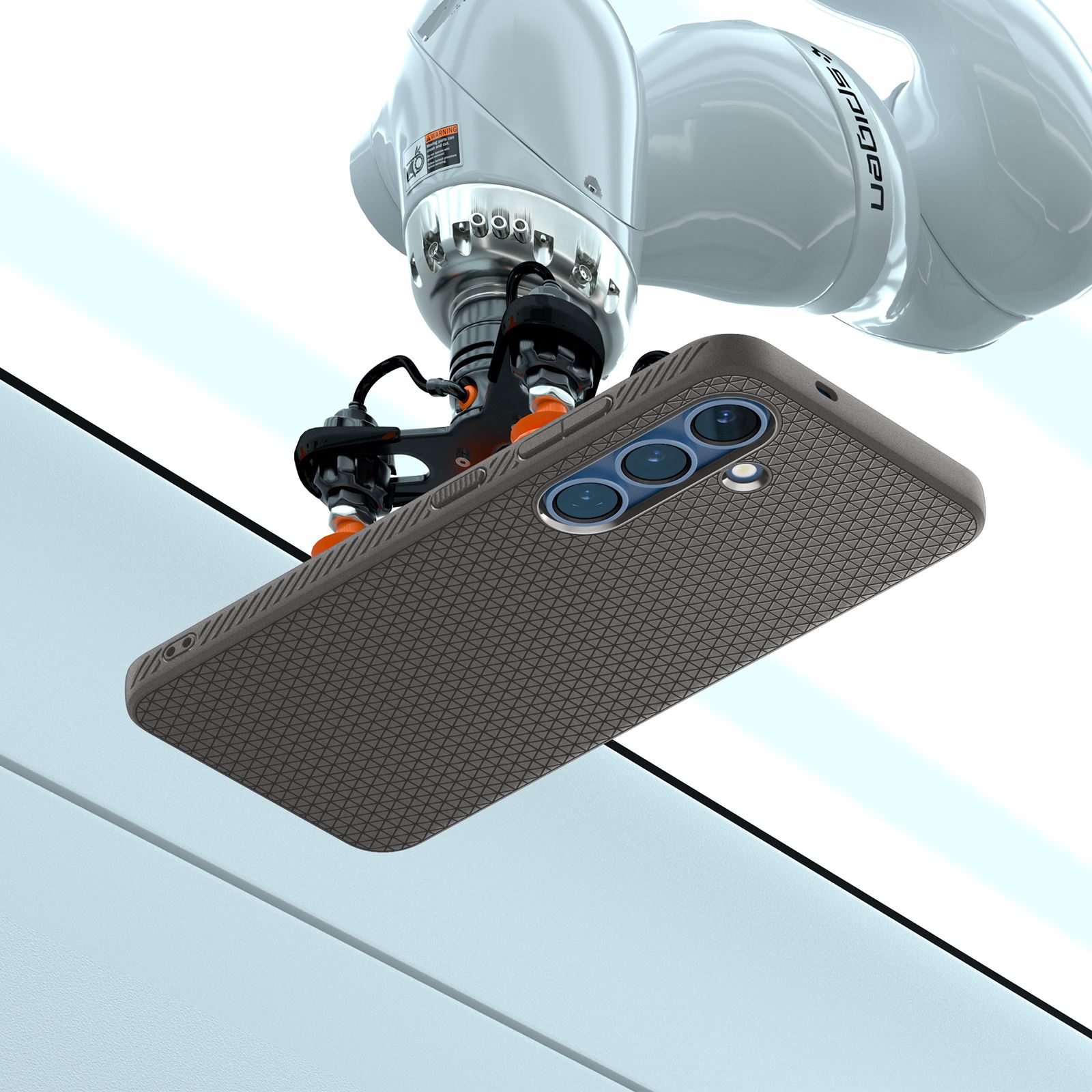 Spigen Liquid Air, marble gray - Samsung Galaxy S25 (10)