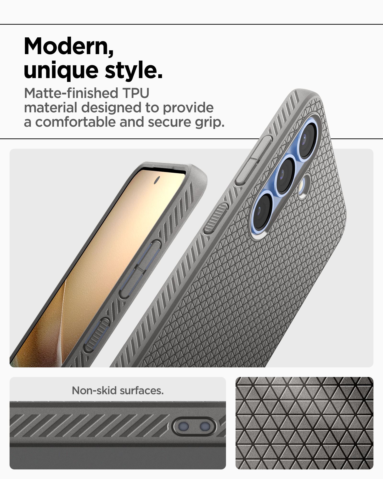 Spigen Liquid Air, marble gray - Samsung Galaxy S25 (15)