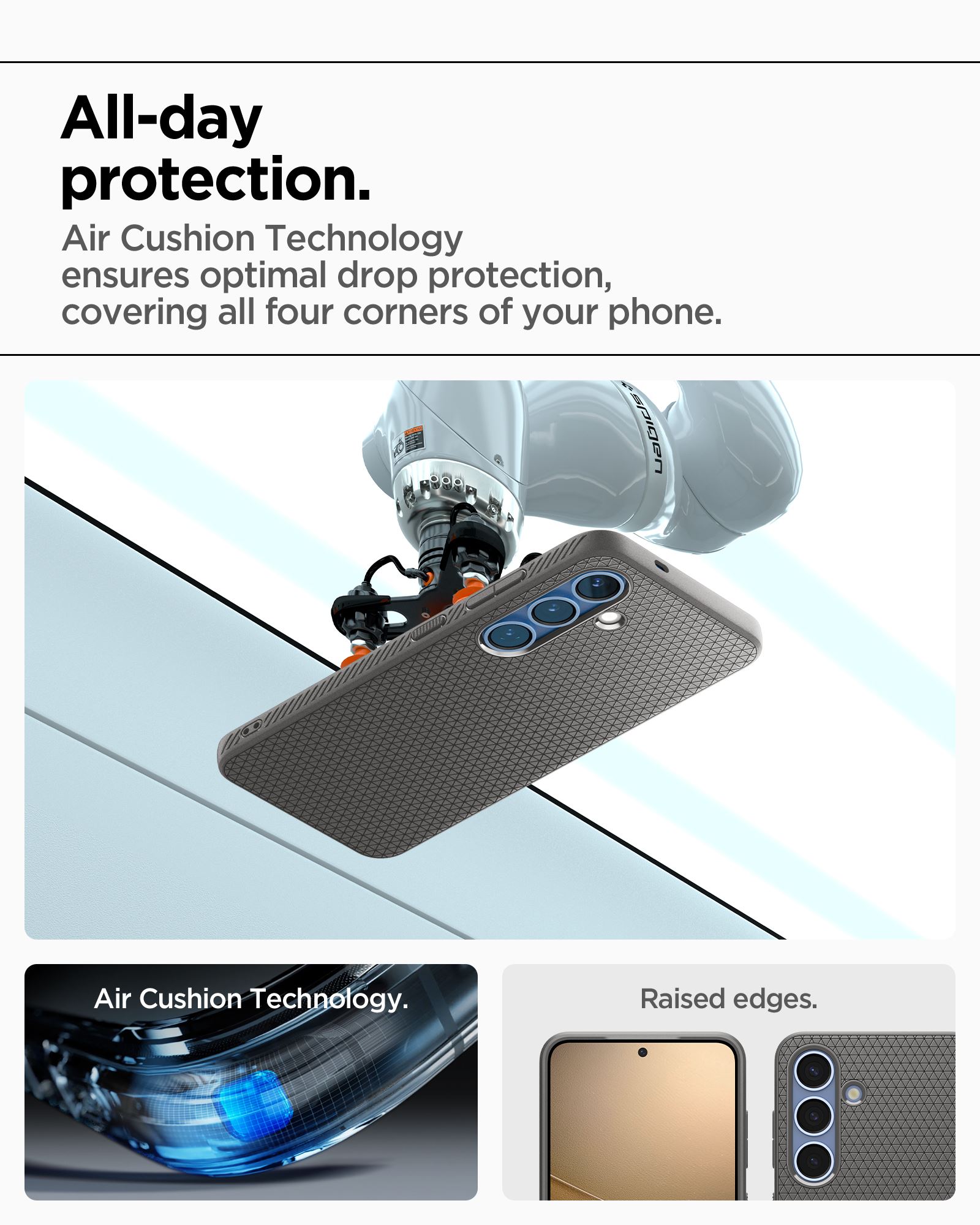 Spigen Liquid Air, marble gray - Samsung Galaxy S25 (17)