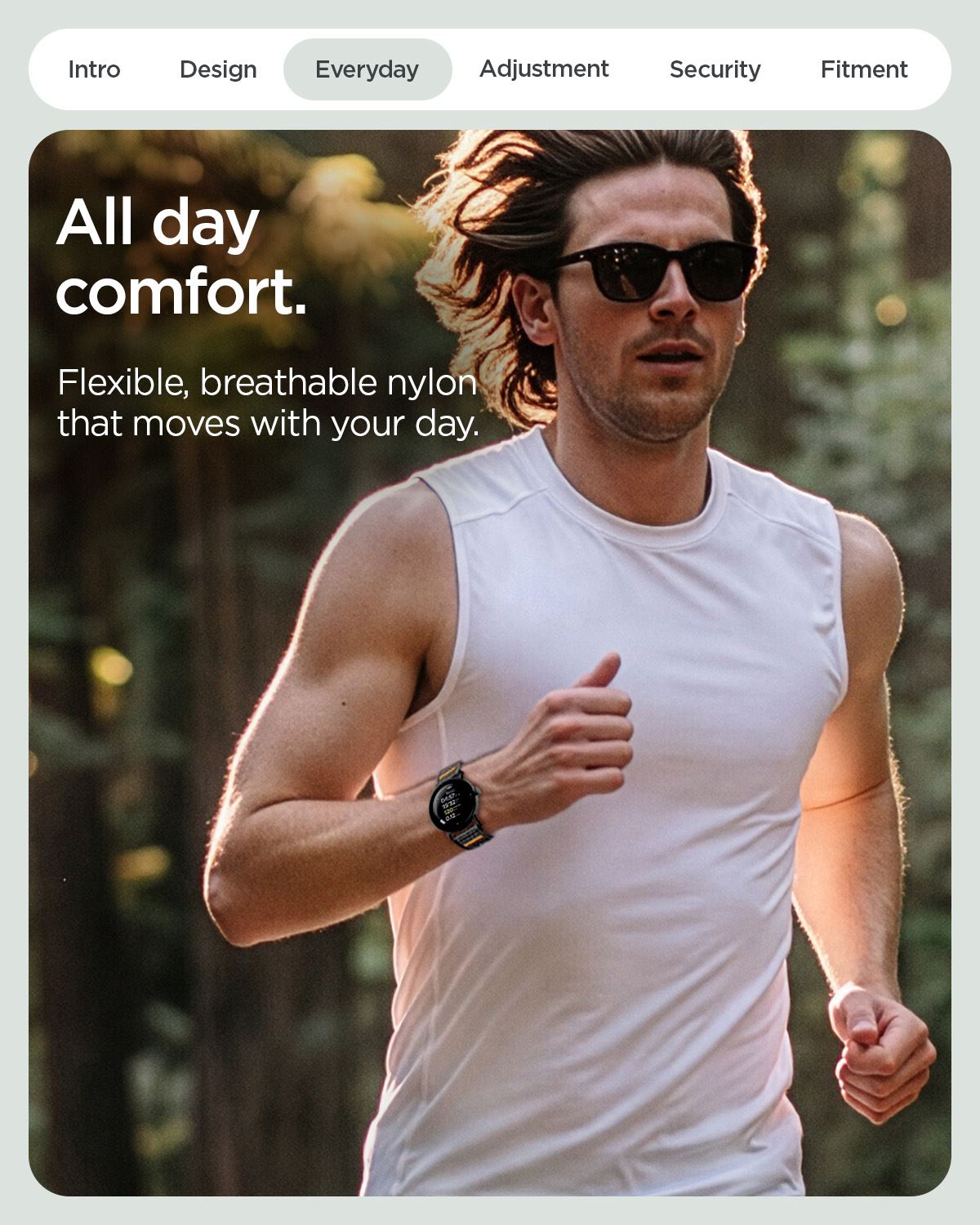 Spigen Athlex Air, active black orange - Google Pixel Watch 5/4/3 41mm/2/1 (12)