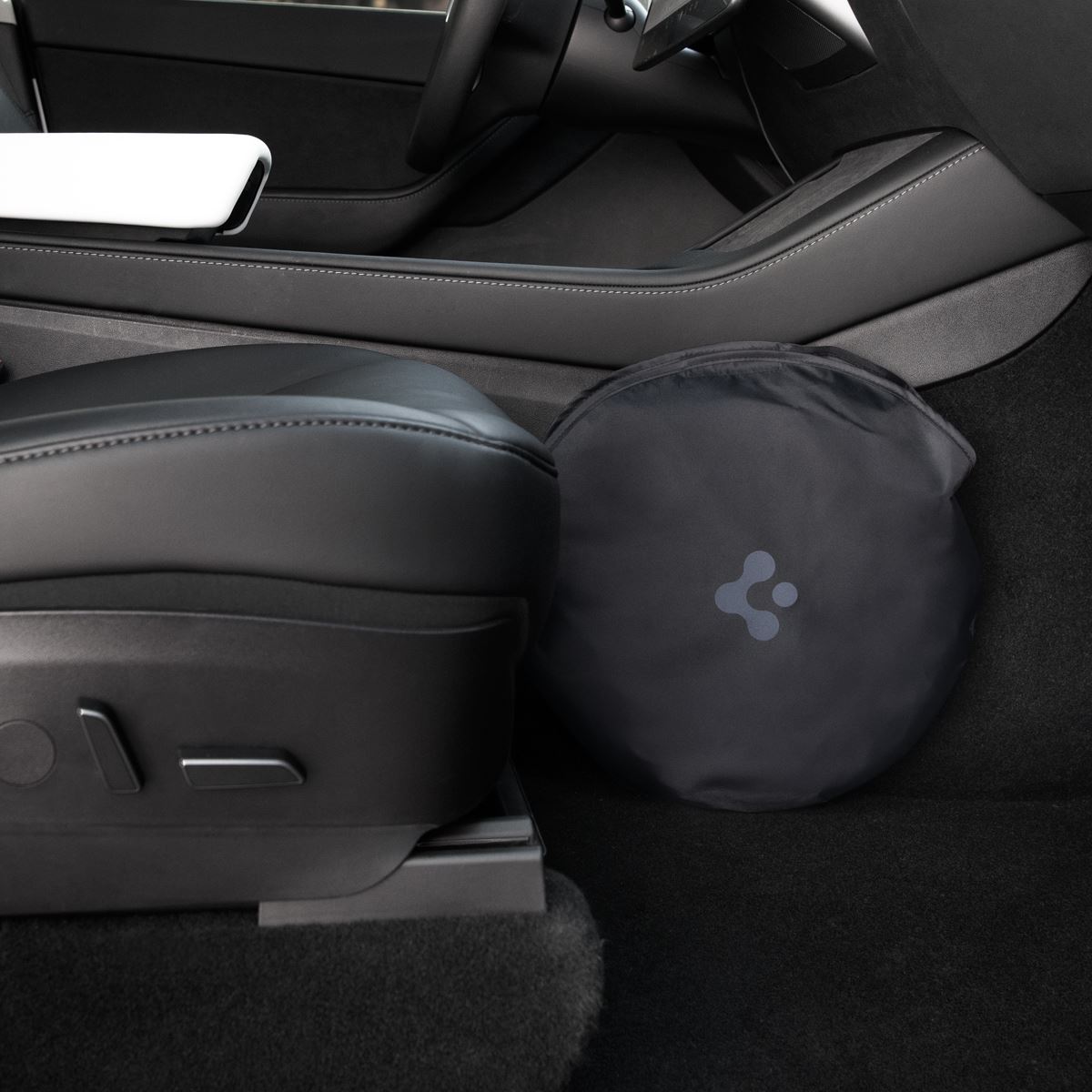 Spigen Tesla Car Front Windshield Sunshade, black - Tesla Model S (15)