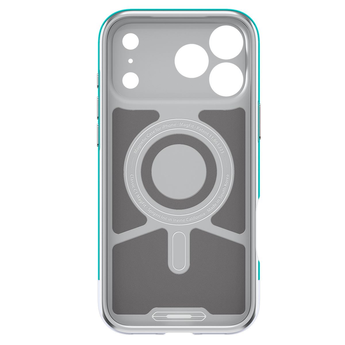 Spigen Classic C1 MagSafe, bondi blue - iPhone 17 Pro (3)