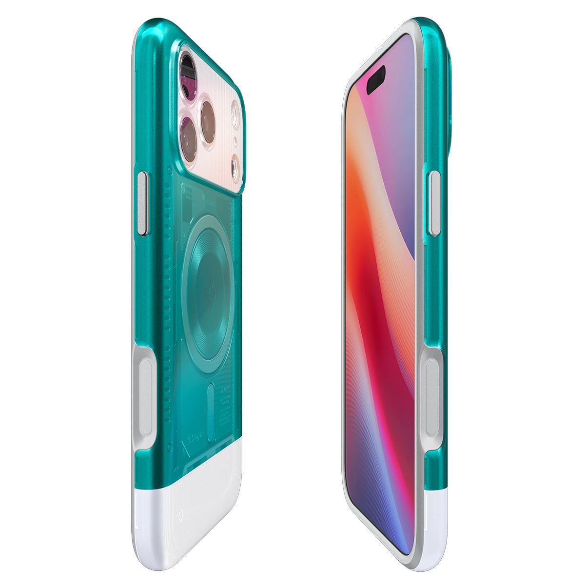 Spigen Classic C1 MagSafe, bondi blue - iPhone 17 Pro (7)
