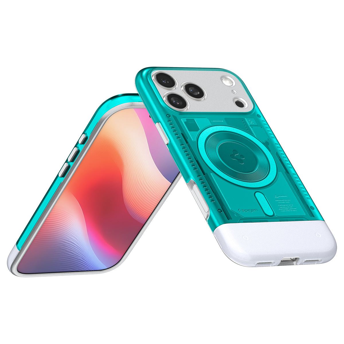 Spigen Classic C1 MagSafe, bondi blue - iPhone 17 Pro (9)