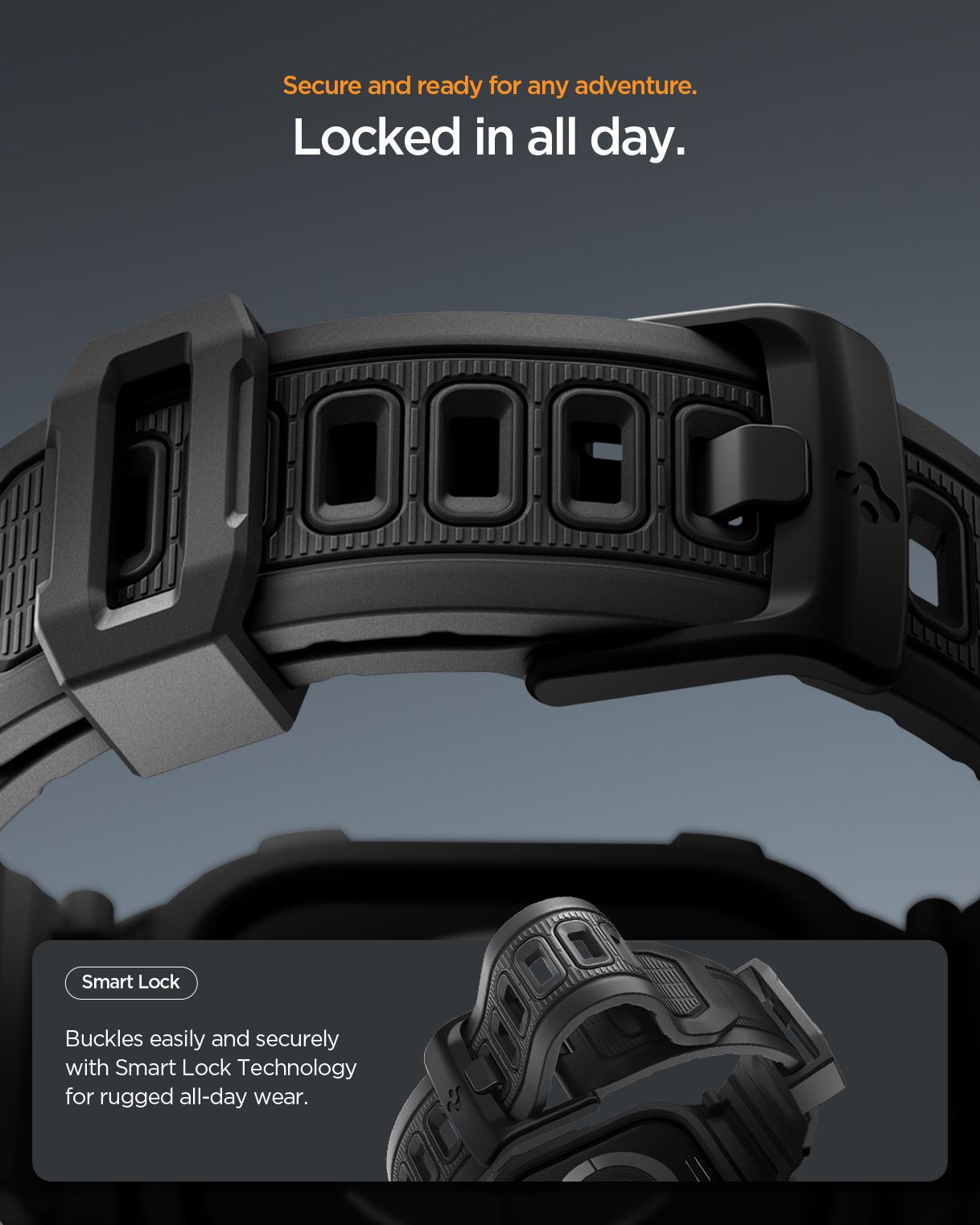 Spigen Rugged Armor Pro 2, matte black - Apple Watch 11 46mm (17)