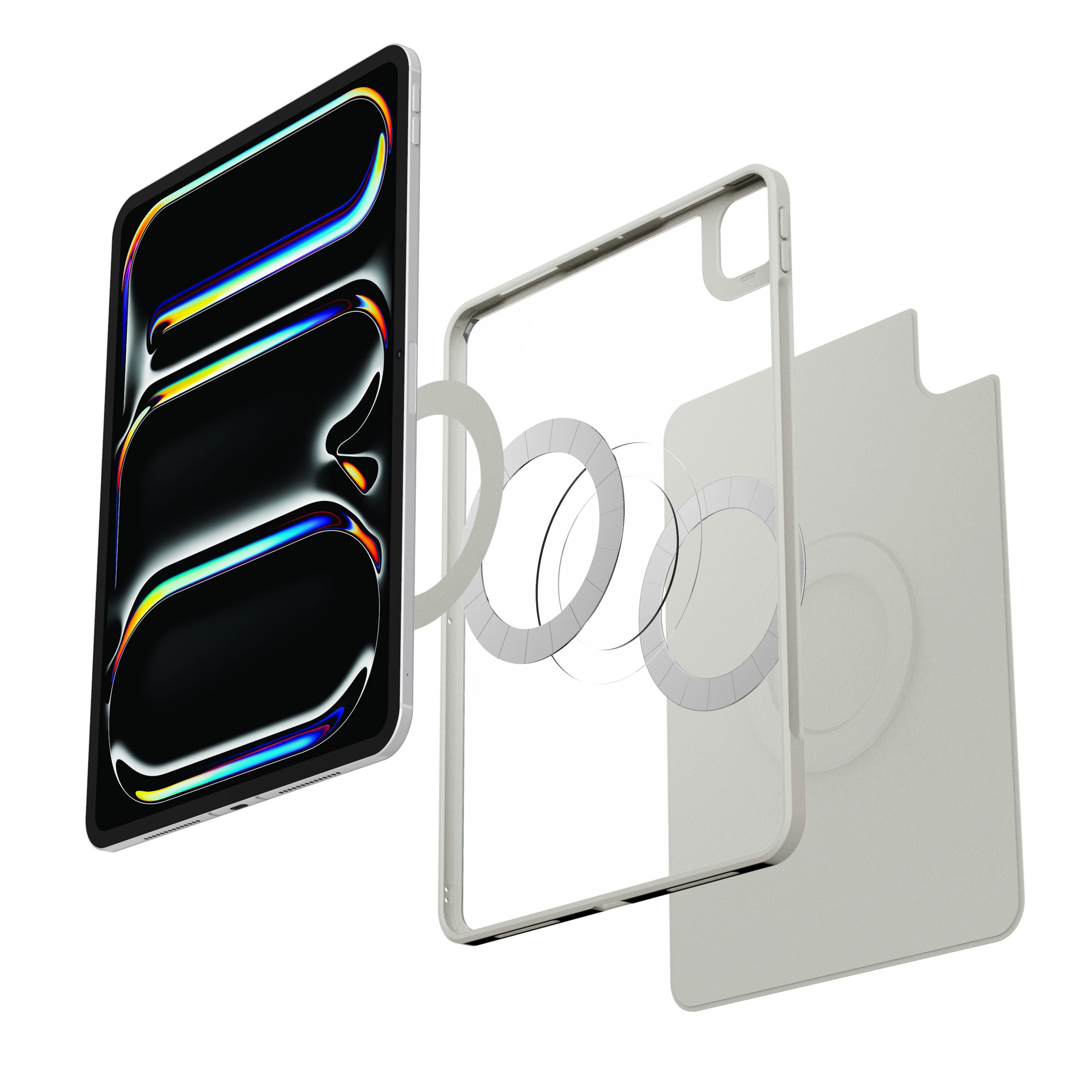 Spigen Air Skin Pro Onetap, gray - iPad Pro 11" 2024 (8)