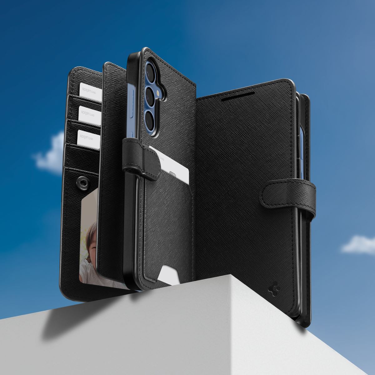 Spigen Wallet S, black - Samsung Galaxy S25+ (10)