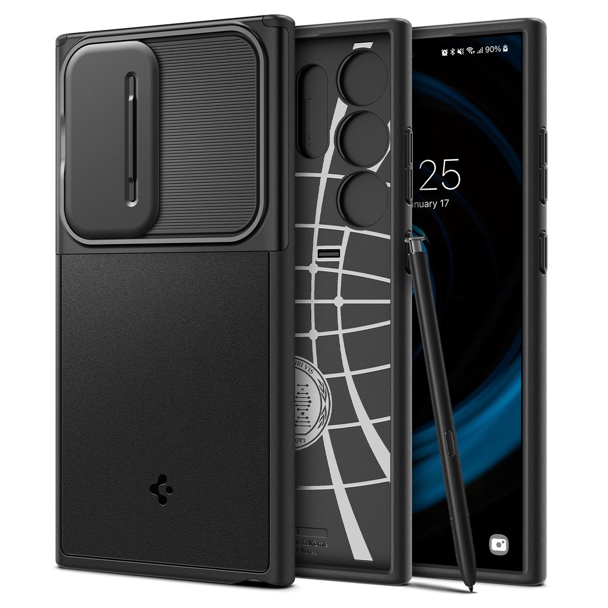 Spigen Optik Armor, black - Samsung Galaxy S24 Ultra (1)