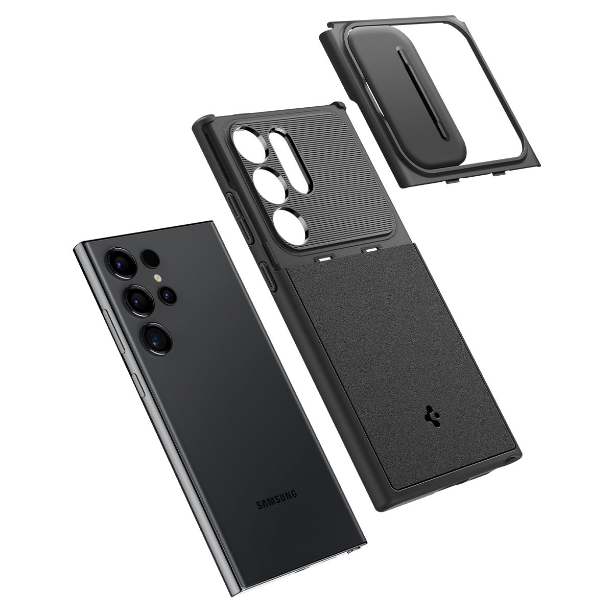 Spigen Optik Armor, black - Samsung Galaxy S24 Ultra (11)