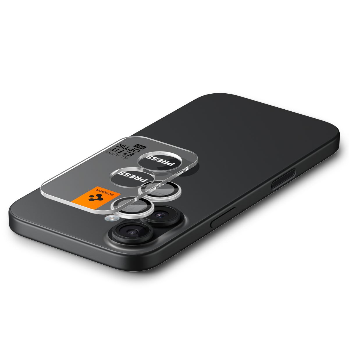 Spigen Glass tR EZ Fit Optik Pro 2 Pack, silver - iPhone 17 (5)