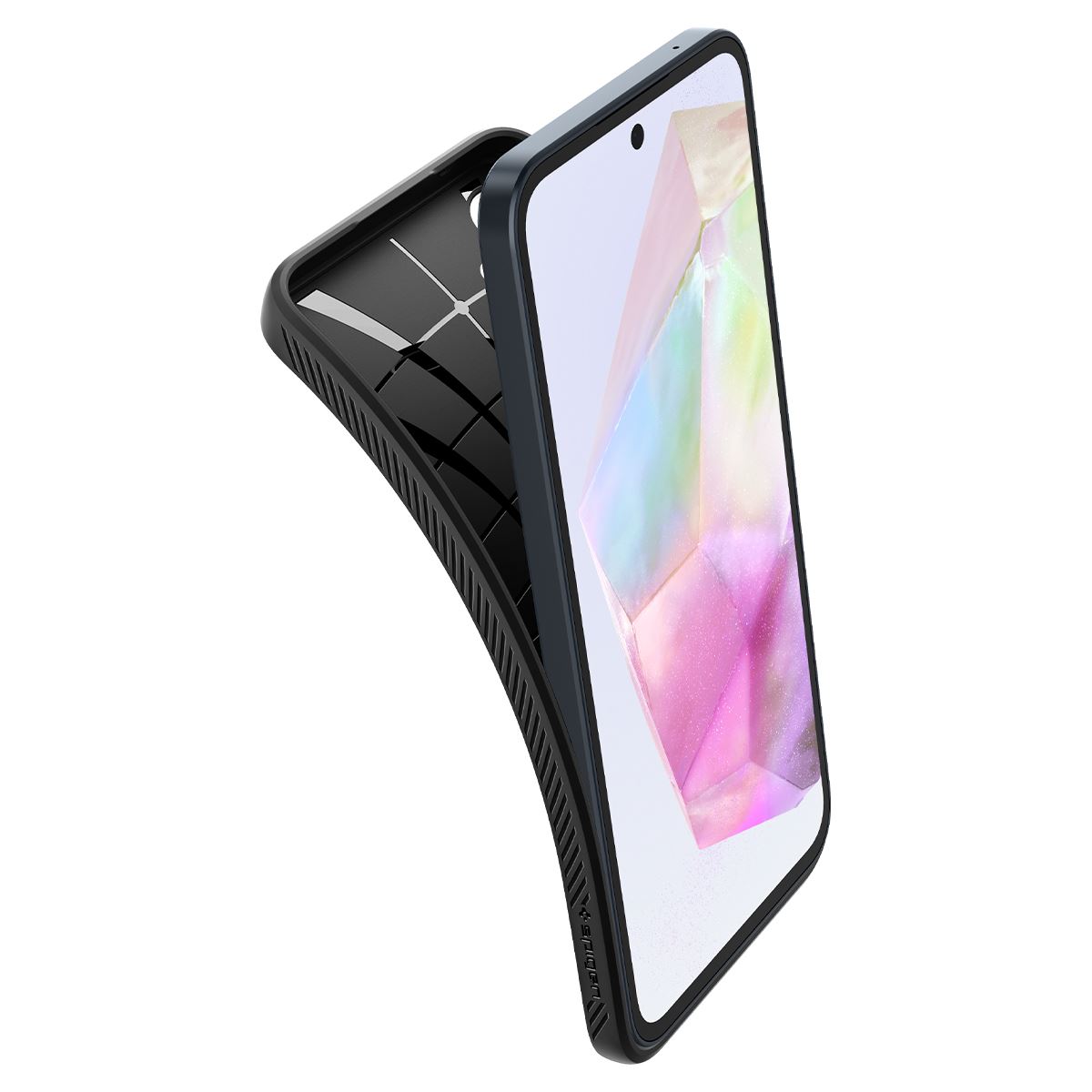 Spigen Liquid Air, matte black - Samsung Galaxy A35 (11)