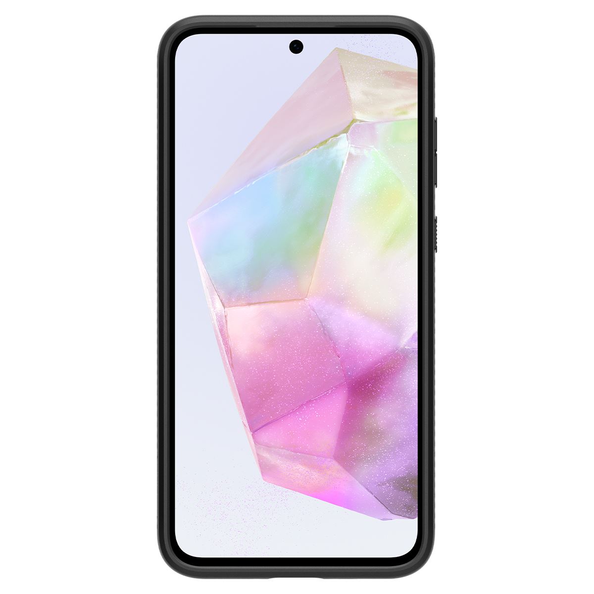 Spigen Liquid Air, matte black - Samsung Galaxy A35 (3)