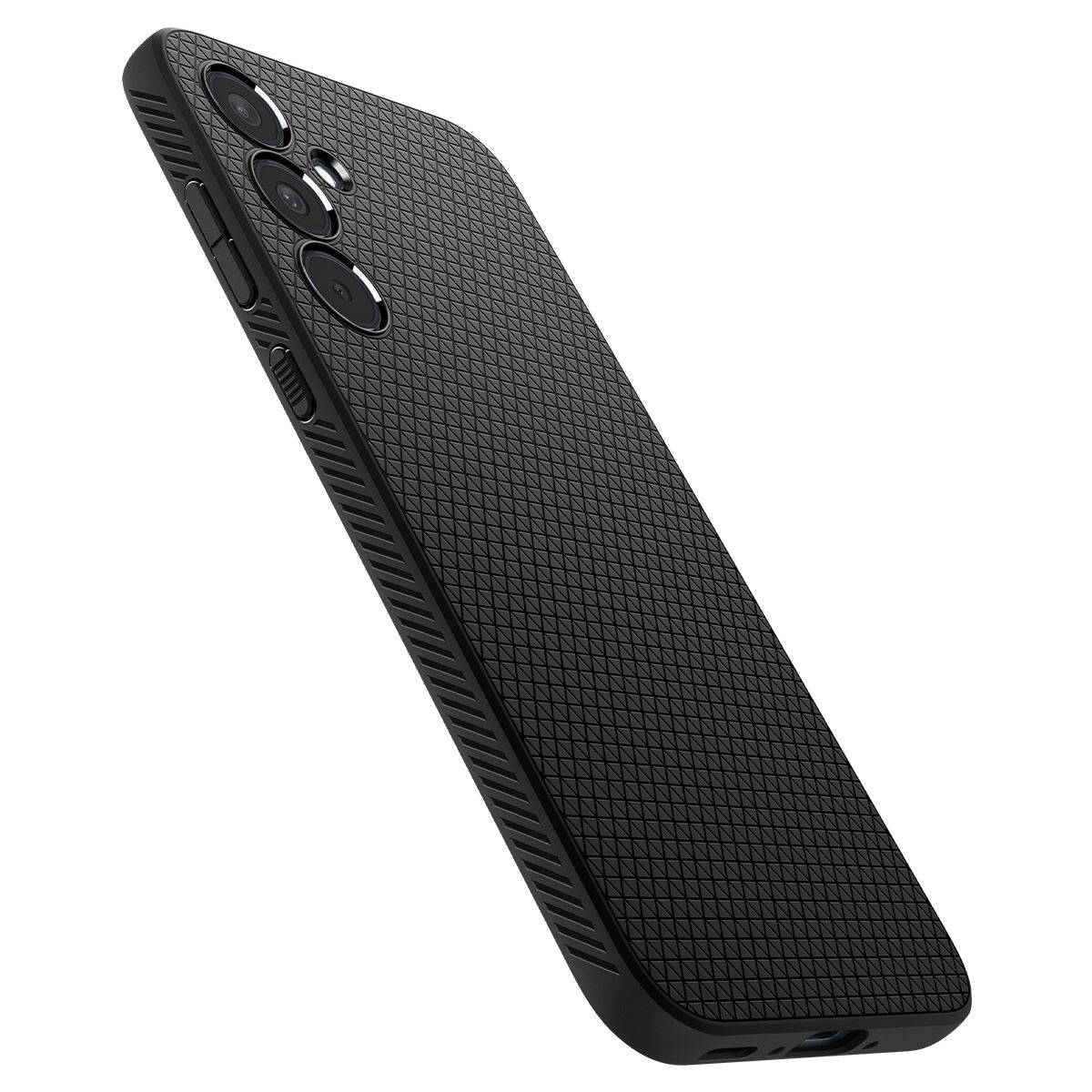 Spigen Liquid Air, matte black - Samsung Galaxy A35 (7)