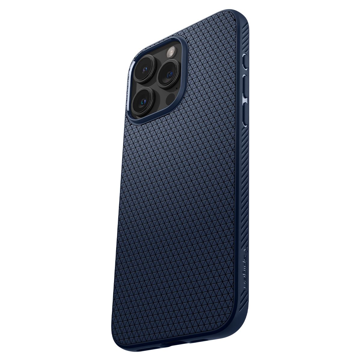 Spigen Liquid Air, navy blue - iPhone 15 Pro Max (8)