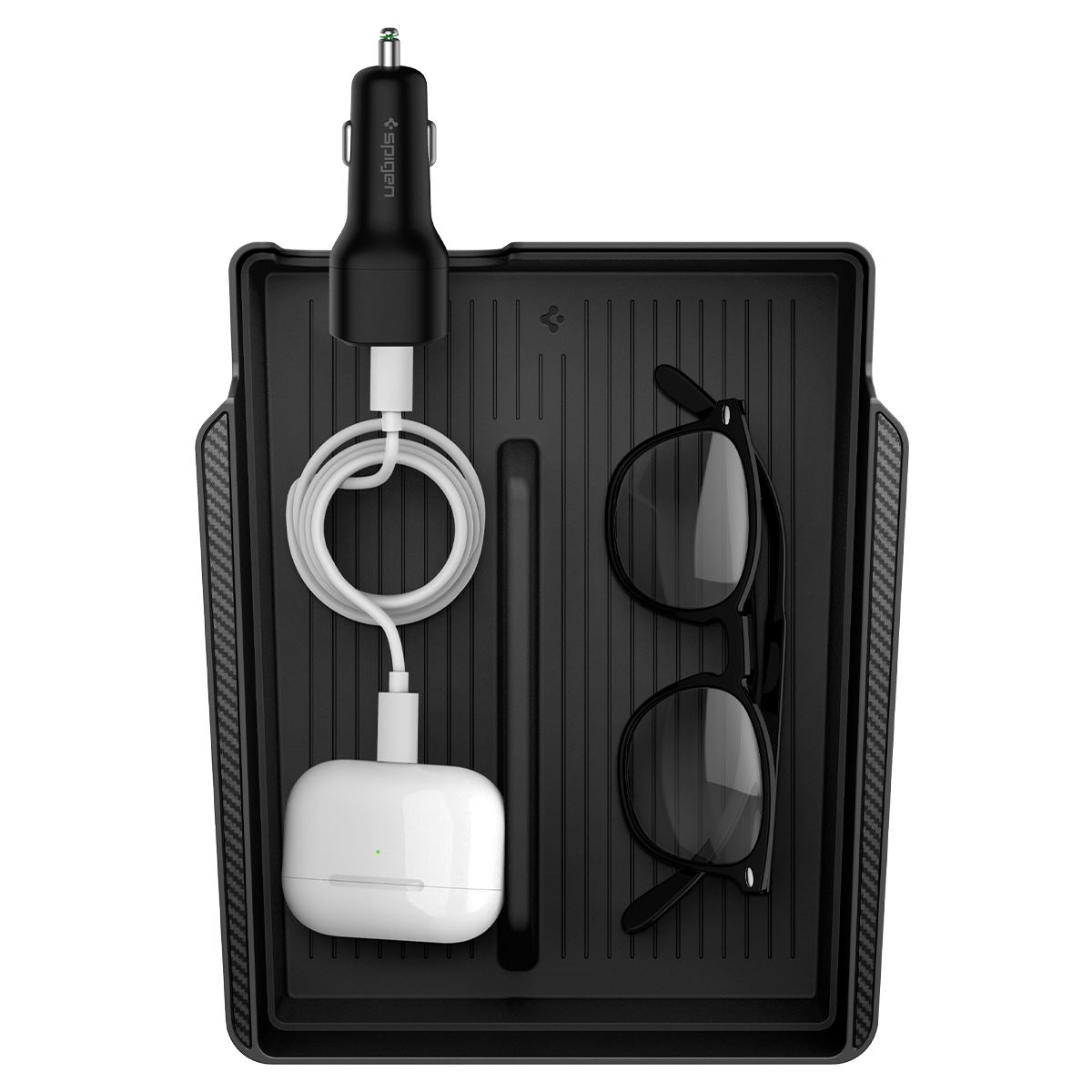 Spigen Tesla Armrest Console Organizer, black - Model Y/3 (2)