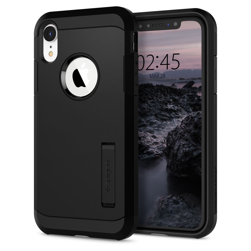 Spigen Tough Armor, black - iPhone XR (1)