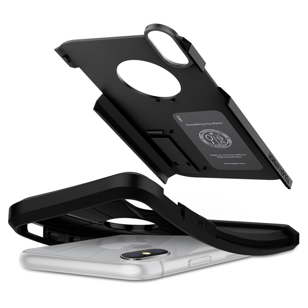 Spigen Tough Armor, black - iPhone XR (5)