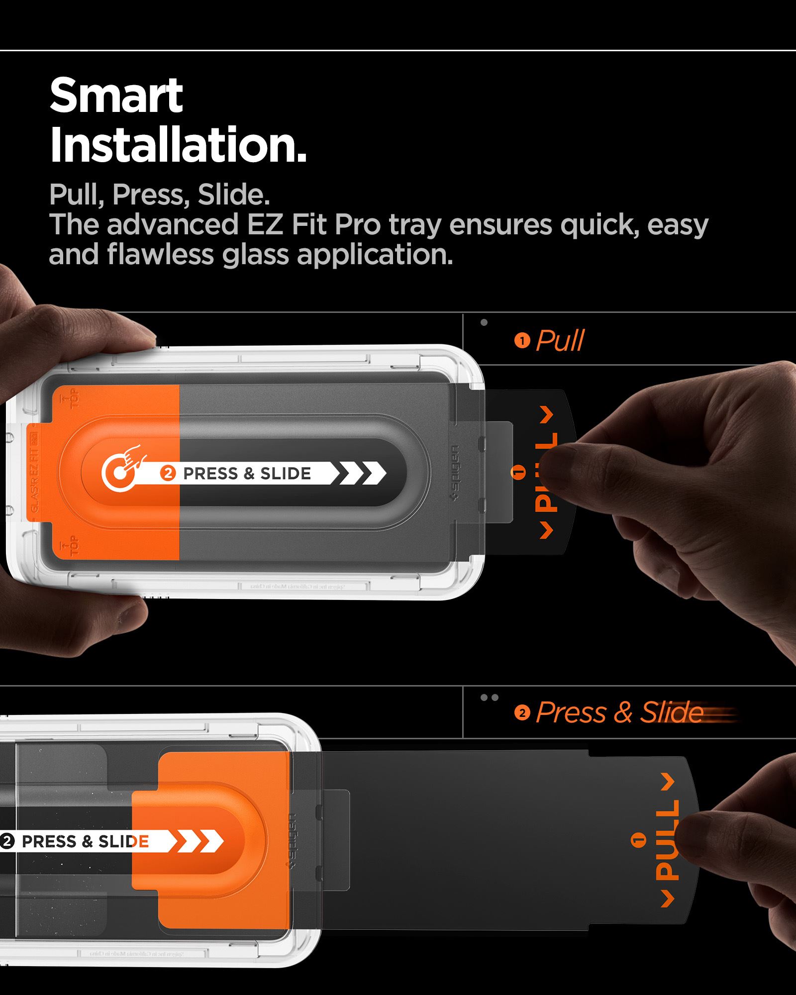Spigen Glass tR EZ Fit Pro HD 2 Pack - Samsung Galaxy Z Fold7 (7)