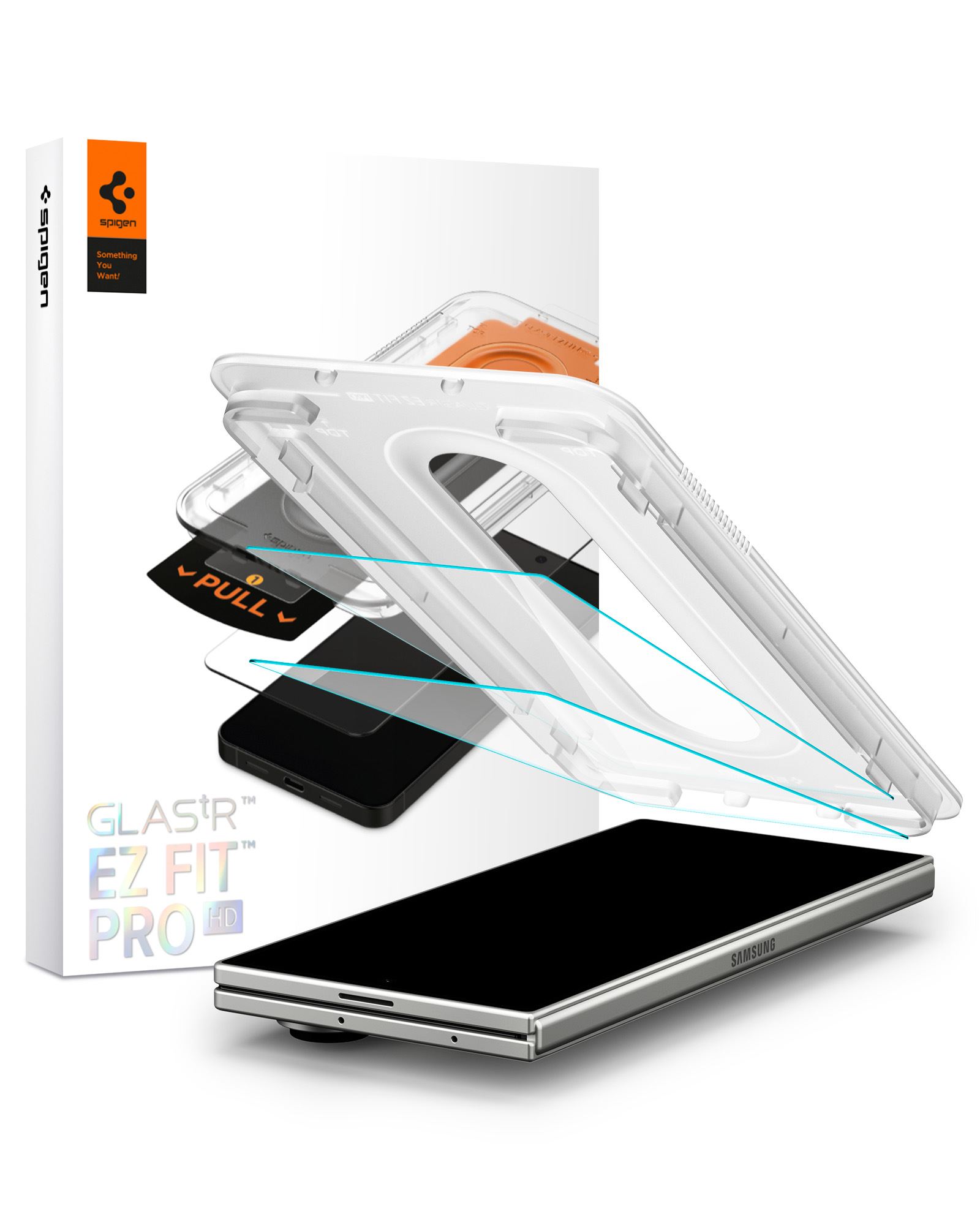Spigen Glass tR EZ Fit Pro HD 2 Pack - Samsung Galaxy Z Fold7