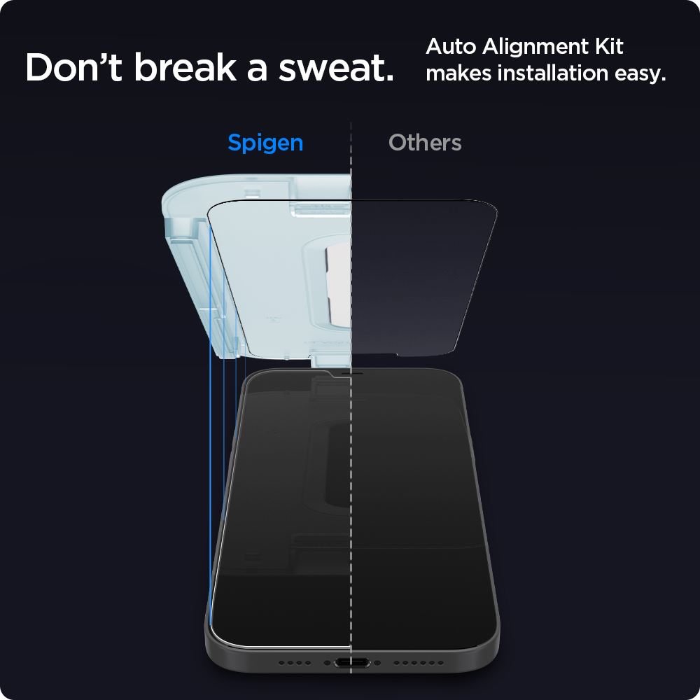 Spigen Glas tR EZ Fit, 2 Pack - iPhone 12 Pro Max (2)