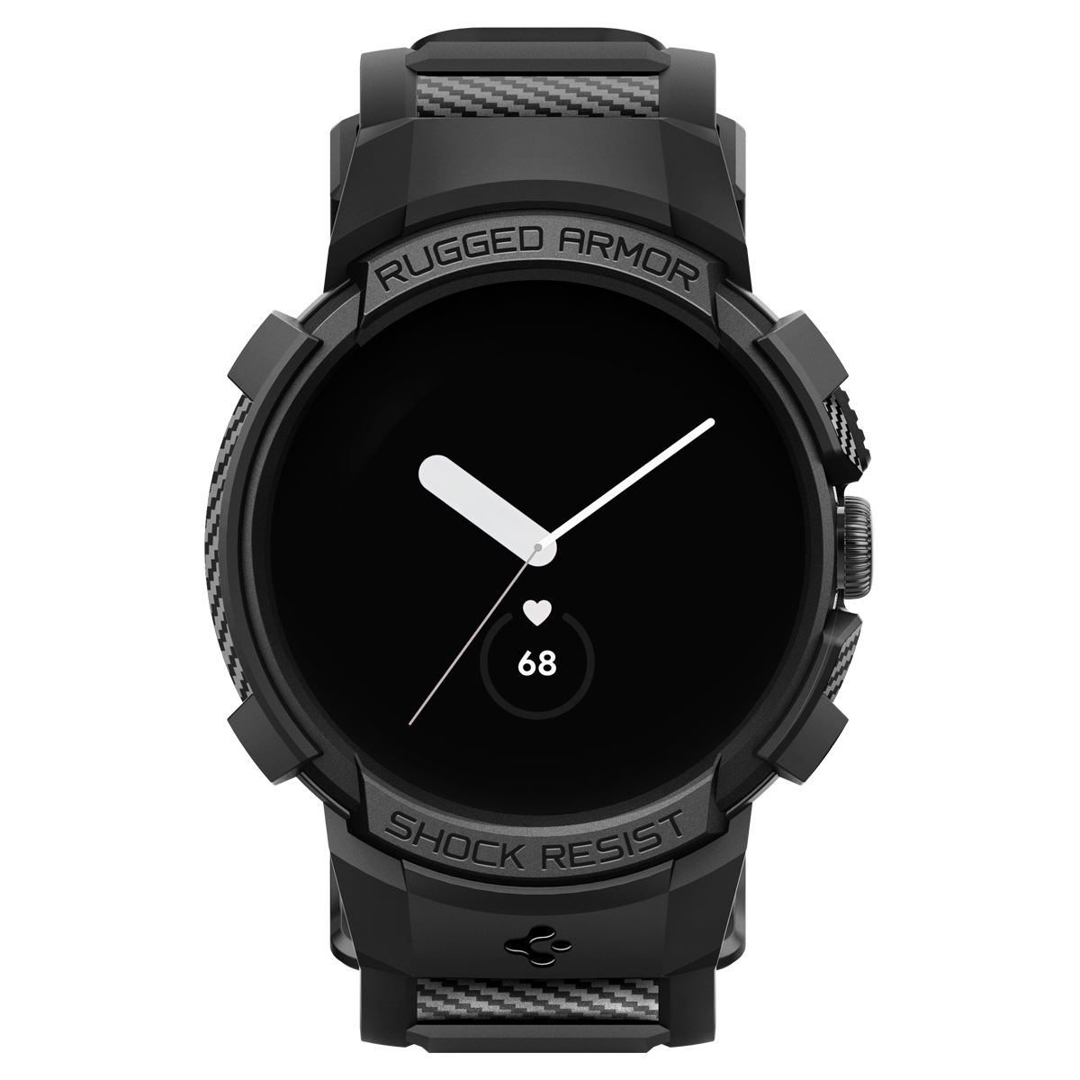 Spigen Rugged Armor Pro, black - Google Pixel Watch/Watch 2 (2)