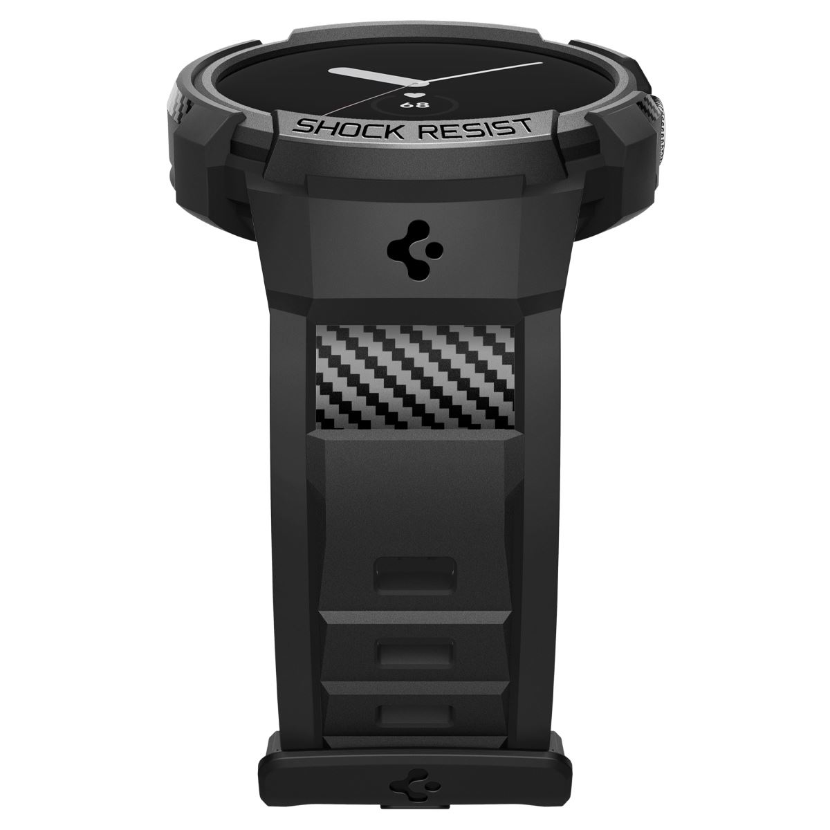 Spigen Rugged Armor Pro, black - Google Pixel Watch/Watch 2 (4)