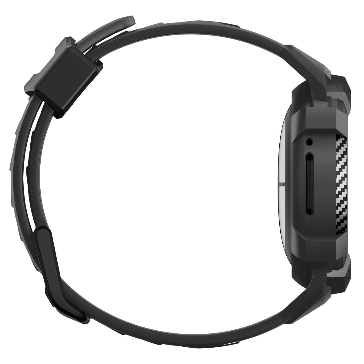 Spigen Rugged Armor Pro, black - Google Pixel Watch/Watch 2 (5)